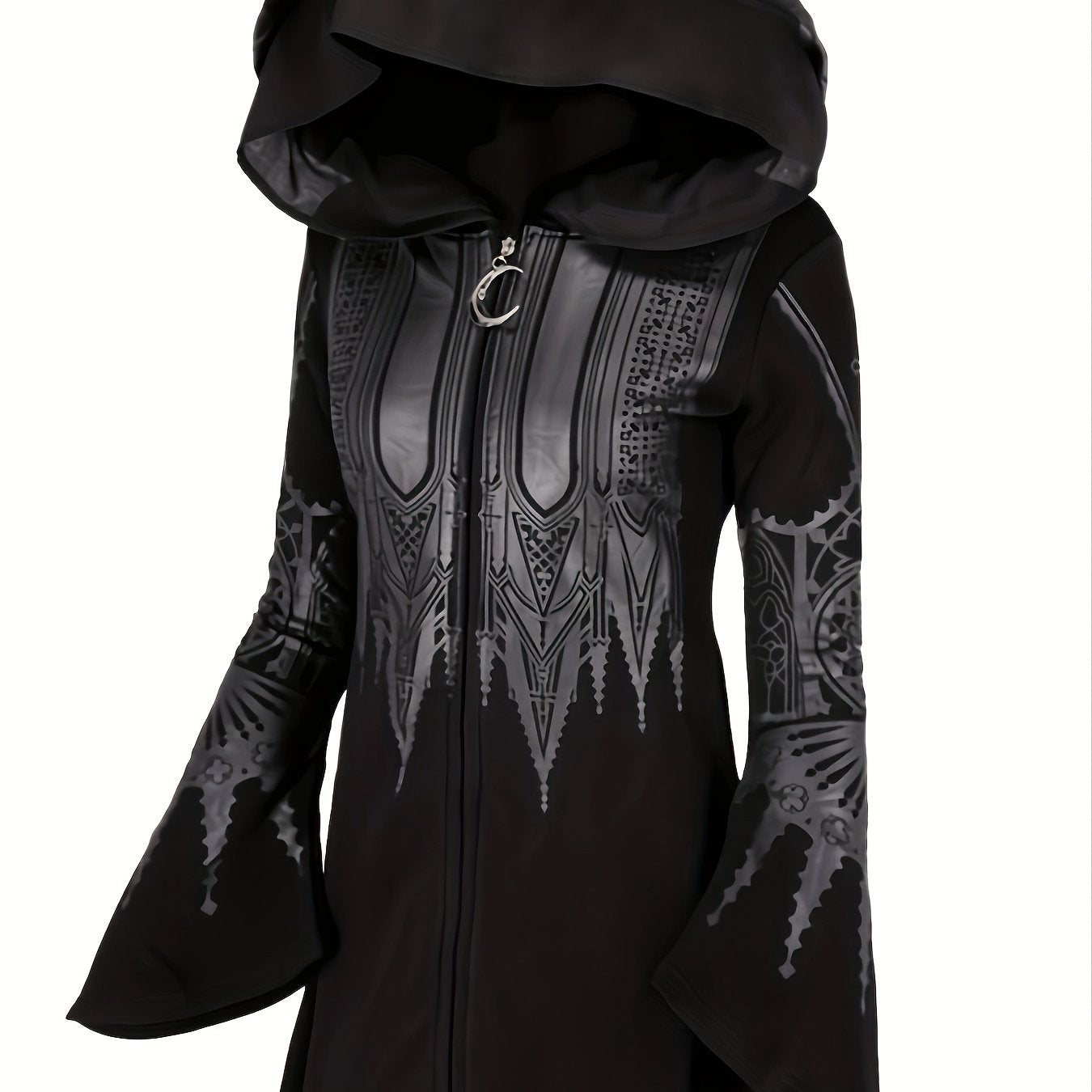 Irregular Hooded Sweatshirt - veyora
