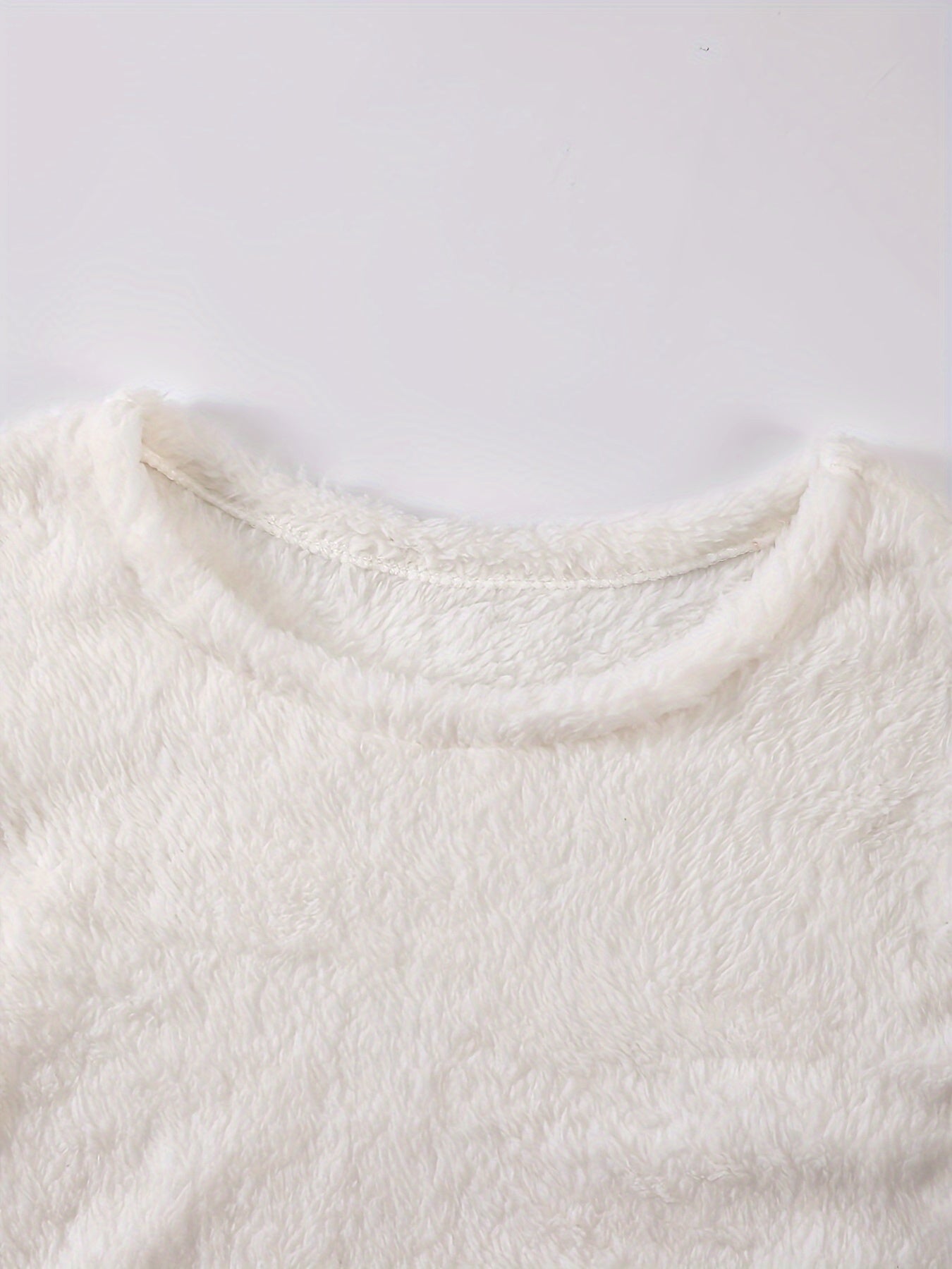 Autumn/Winter New Women's Casual Warm Comfortable Letter Print Round Neck Pocket Long Sleeve Double - Sided Sweatshirt - veyora