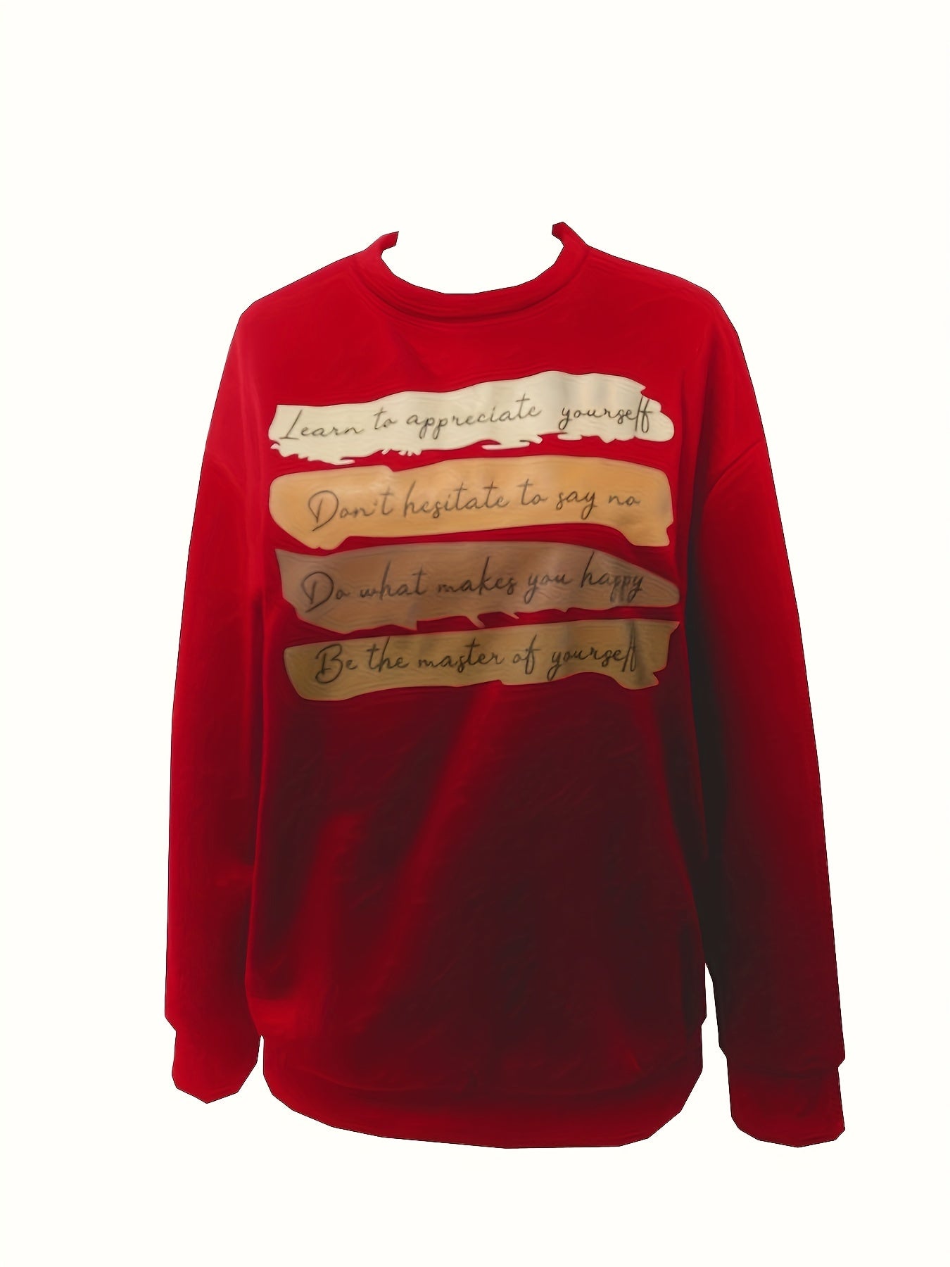 Cross - border Autumn/Winter European and American Women's Printed Long - Sleeve Round - Neck Casual Loose Sweatshirt - veyora