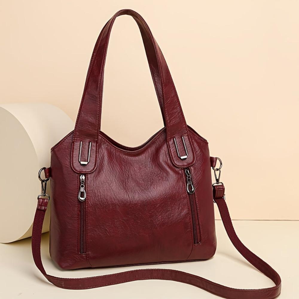 Lily™ Luxe Statement I Retro Tote Shoulder Bag - veyora