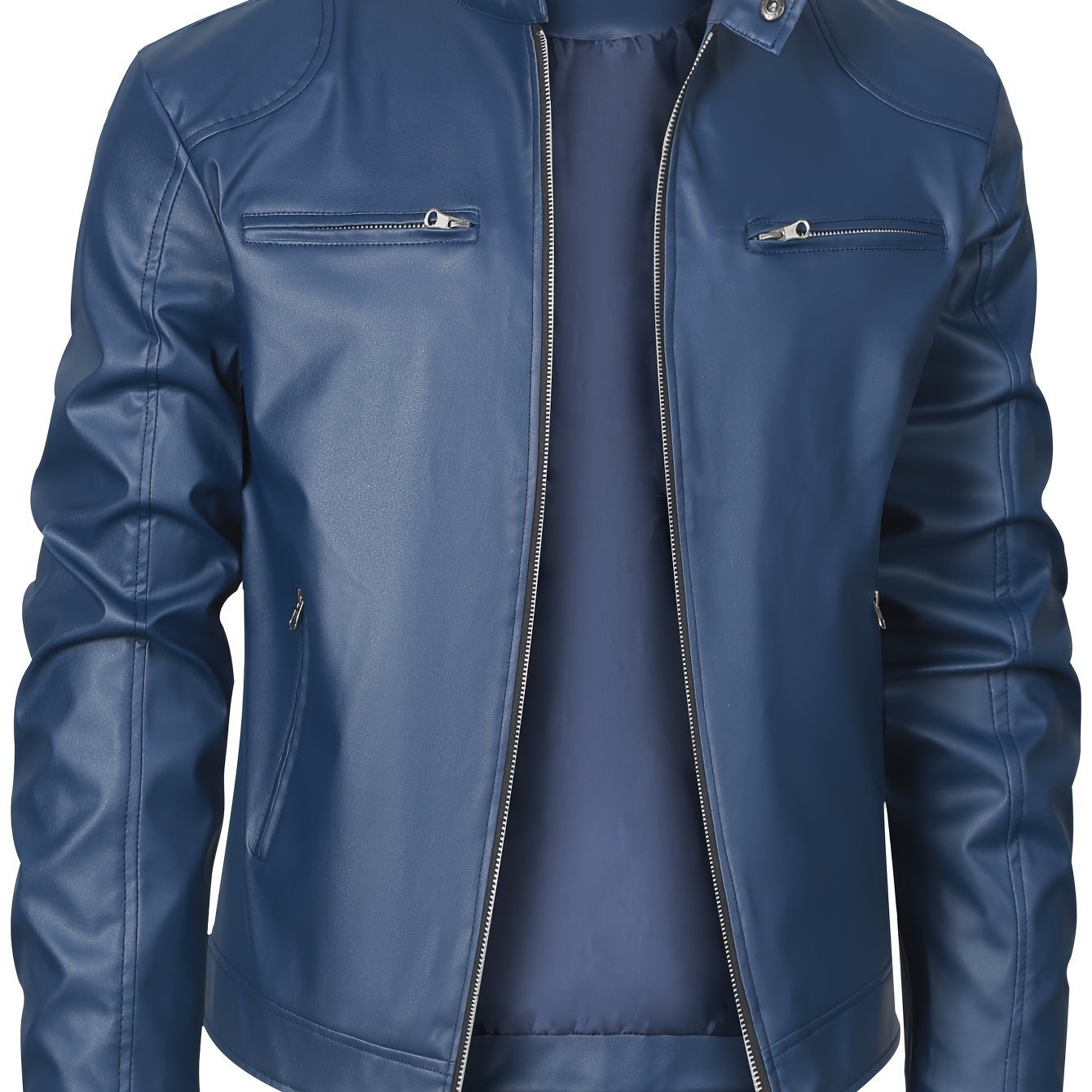 2023 New Stylish Windproof Stand Collar Jacket for Men, Suitable for Spring And Autumn Outdoor Casual Motorcycle Wear - veyora