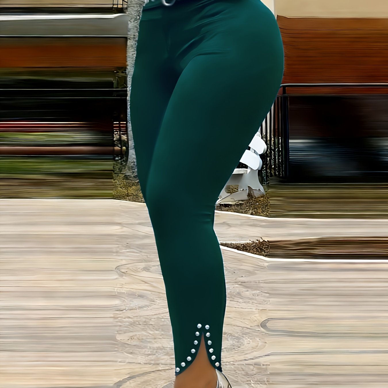 Women'S Stylish High - Waisted Sexy Slim - Fit Versatile Long Pants - Elegant And Chic Fitted Clothing - veyora