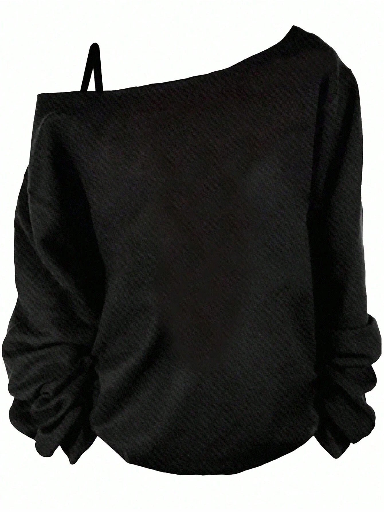 [Unique | Printed] Unique Printed One - Shoulder Sports Long Sleeve | European & American Women's Fashion - veyora