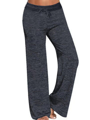 Solid Color Casual Long Pants for Women - veyora