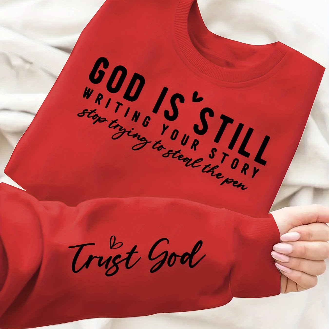 New Autumn And Winter Printed Round Neck Sweatshirt, Stylish Pullover, Casual And Versatile Long Sleeve Top for Women - veyora