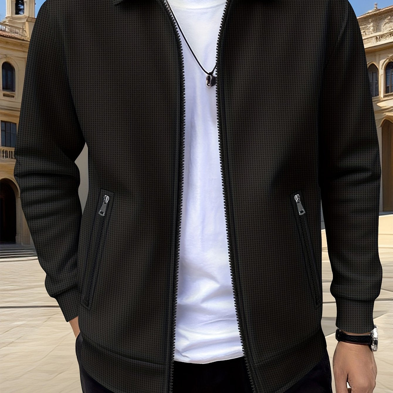 Men'S Stylish Athletic Jacket - veyora