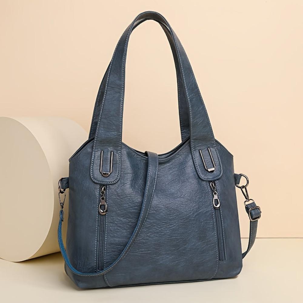 Lily™ Luxe Statement I Retro Tote Shoulder Bag - veyora