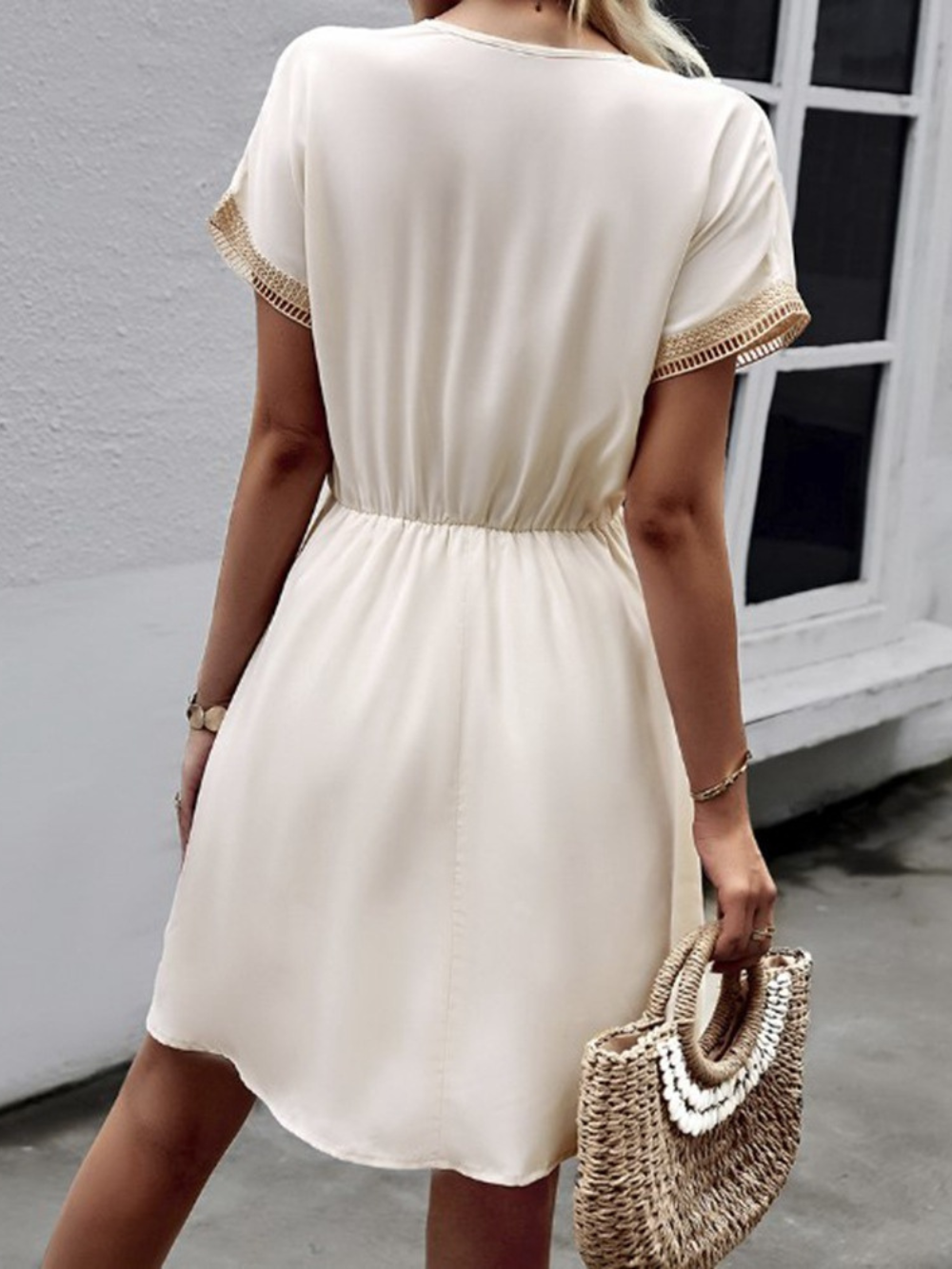 Aubrey™ - Short Dress With Elegance Lace