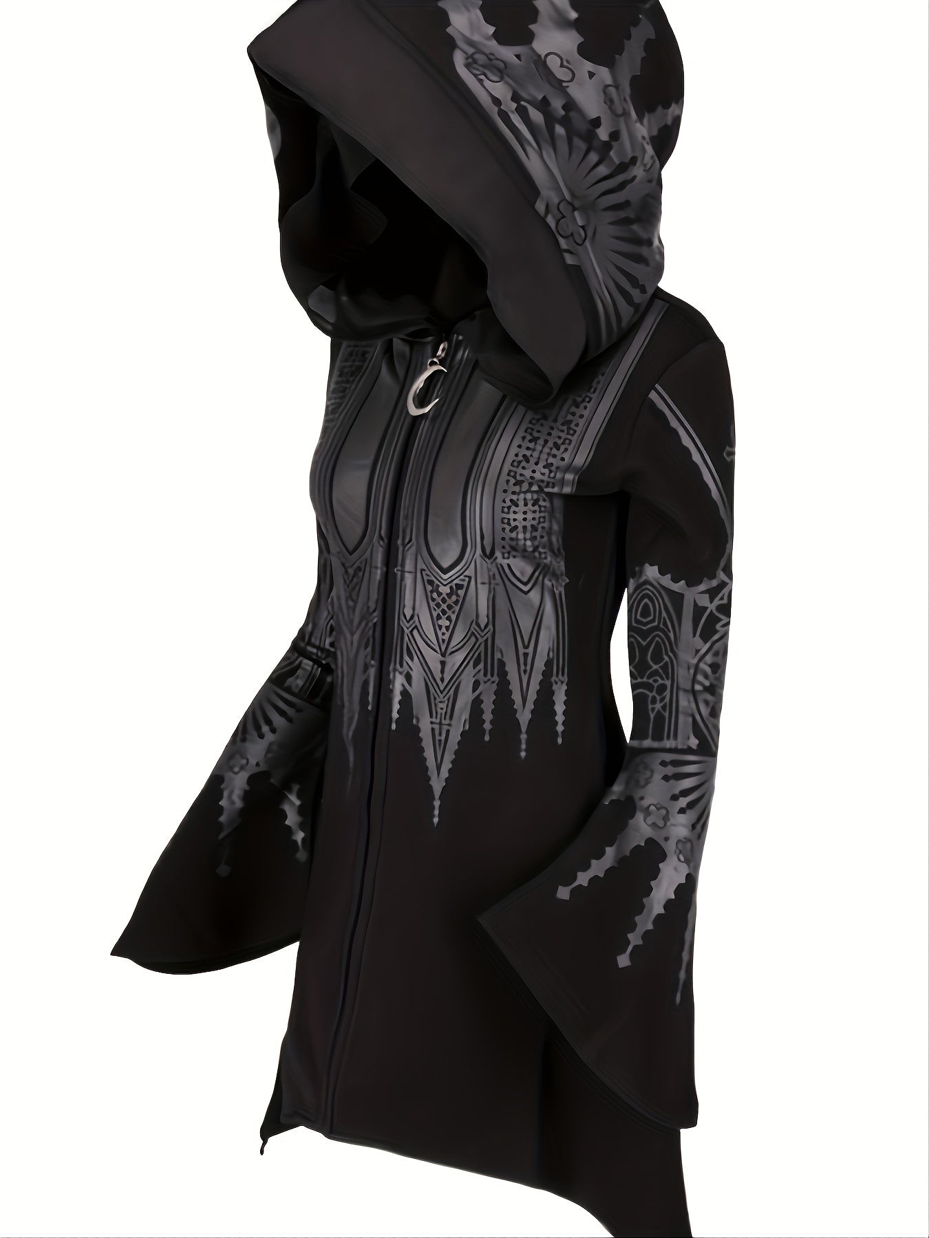 Irregular Hooded Sweatshirt - veyora