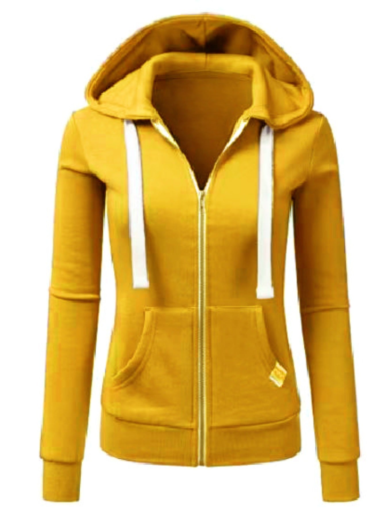 Women'S 2025 New Waist - Cinching Zipper Hooded Sweatshirt - Slim Fit Full - Zip Cycling Sport Style Cardigan, Full - Length Zipper Front, Warm Winter Pullover for Gym, Casual & Outdoor Activities, Adjustable Waist, Solid Color Athletic Sweater (No Belt Requir - veyora