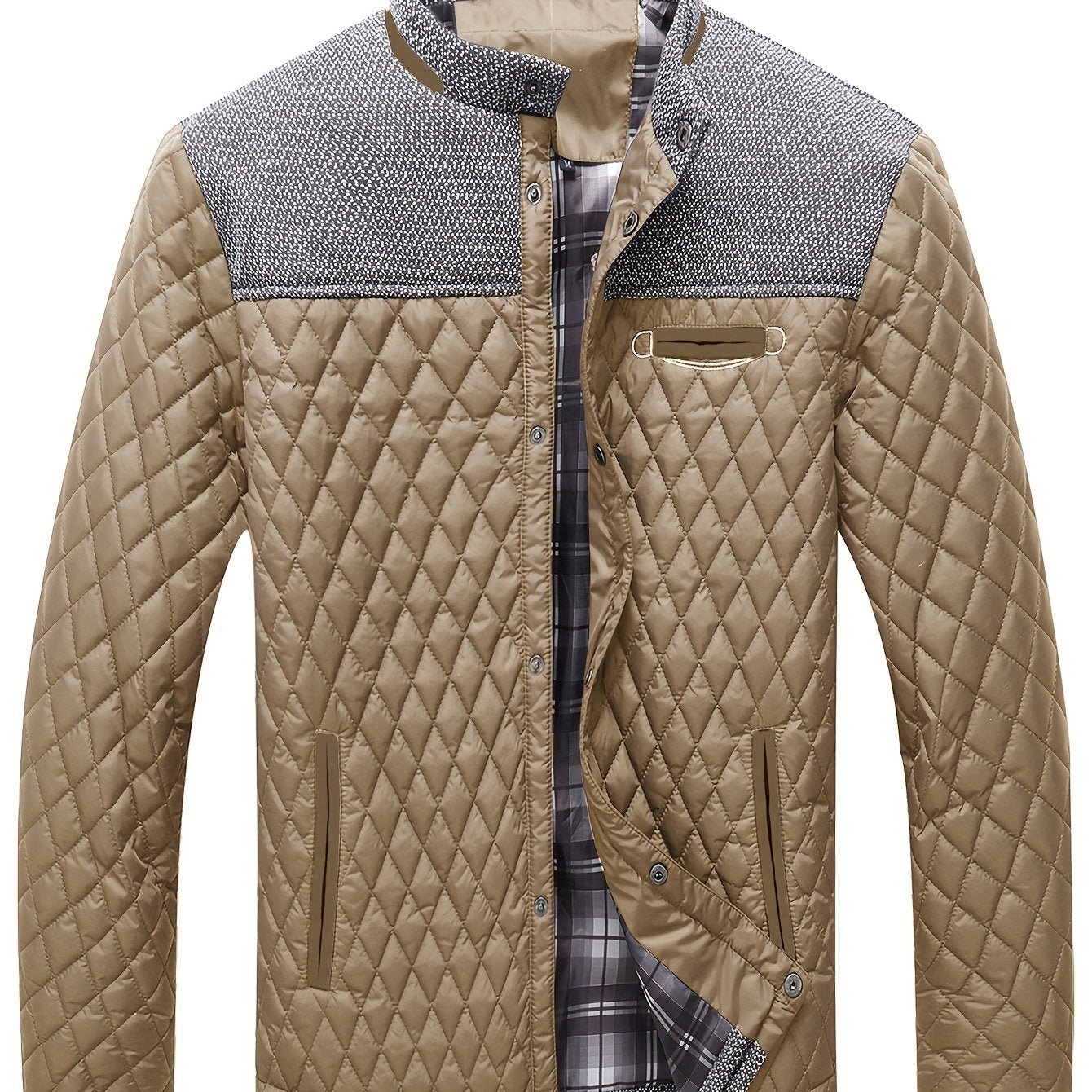 Men's Lightweight Warm Jacket, US Sizes - veyora