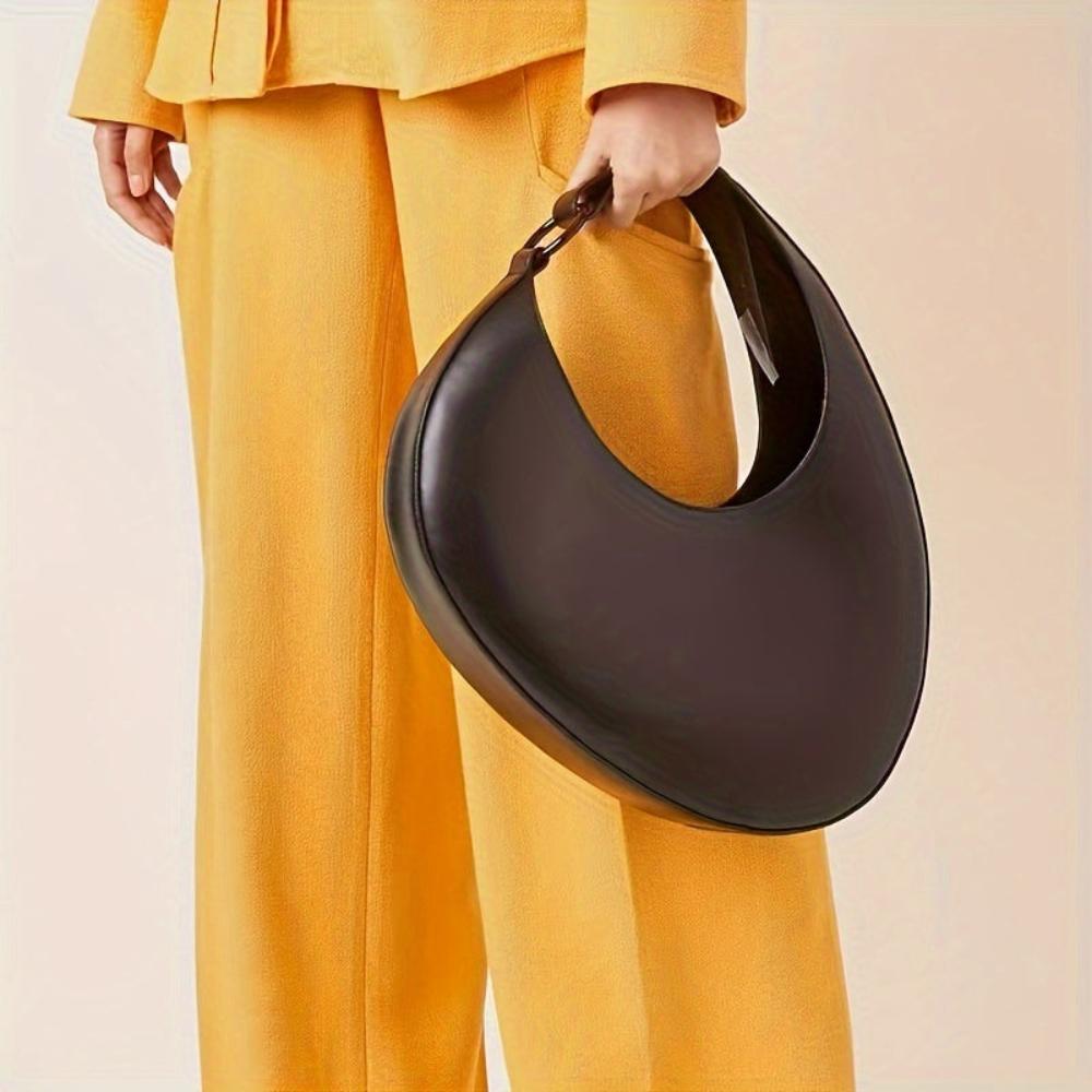 Sophia™ Modern Minimalist | Sleek Solid Color Hobo Bag - veyora