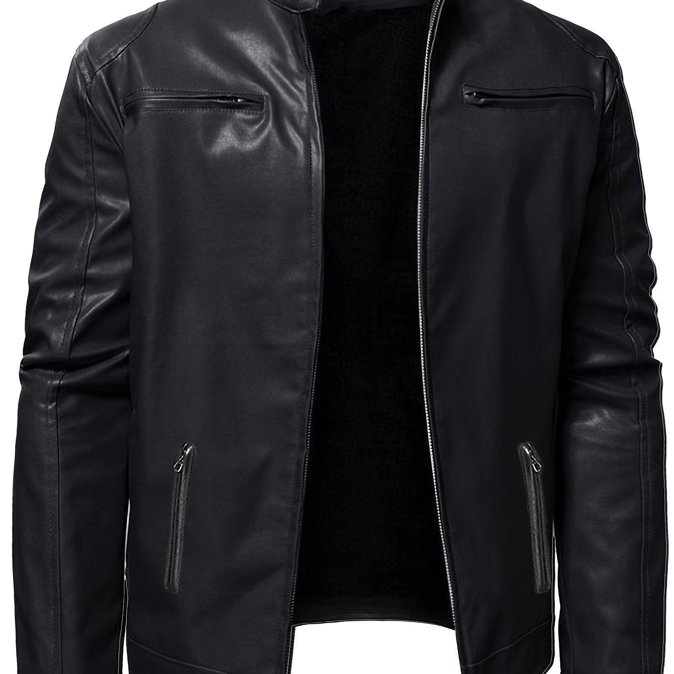 2023 New Stylish Windproof Stand Collar Jacket for Men, Suitable for Spring And Autumn Outdoor Casual Motorcycle Wear - veyora