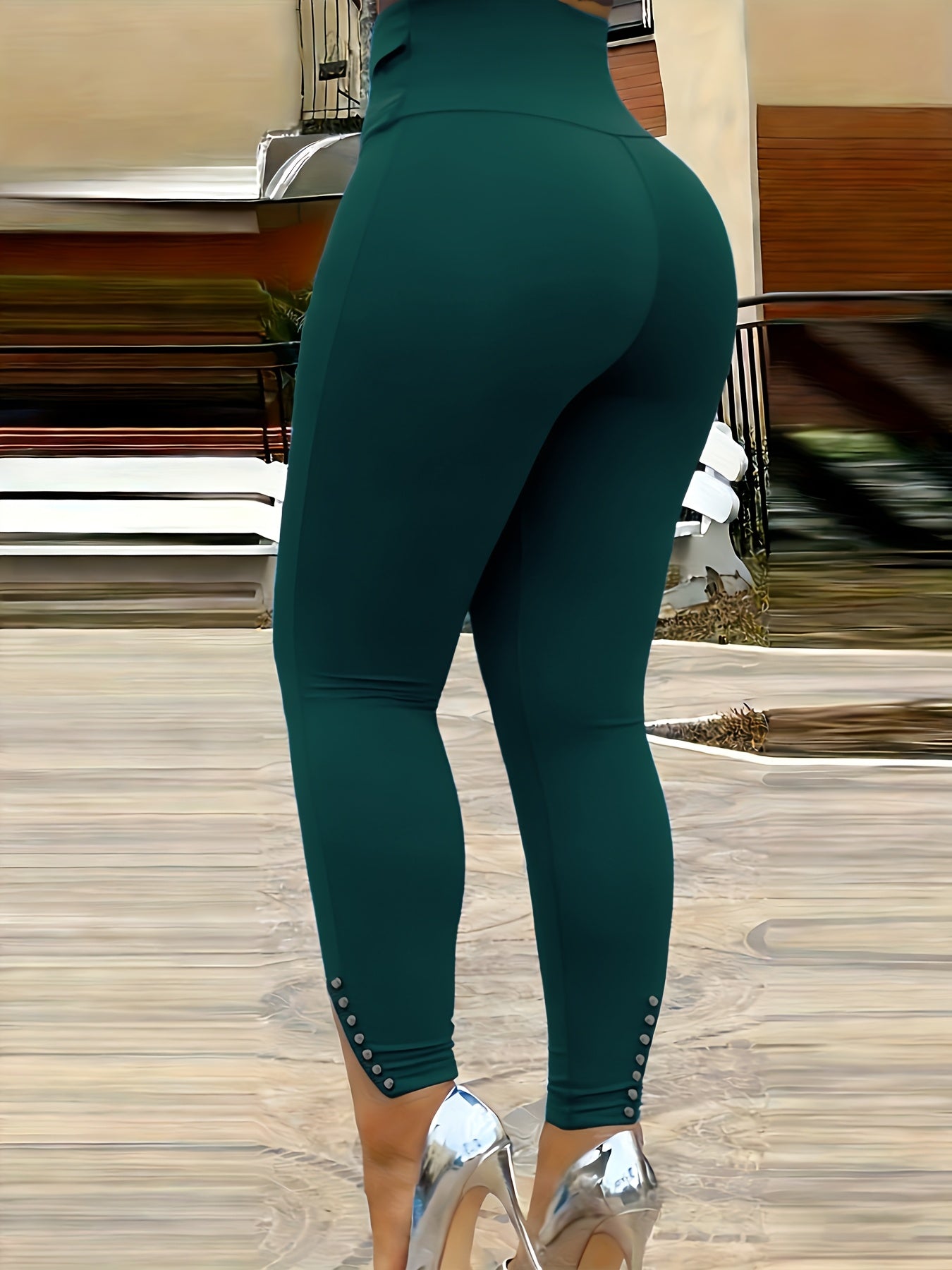 Women'S Stylish High - Waisted Sexy Slim - Fit Versatile Long Pants - Elegant And Chic Fitted Clothing - veyora