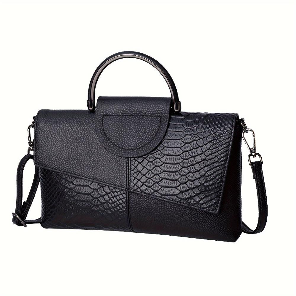 Grace™ Classic | Croc - Embossed Luxury Bag - veyora