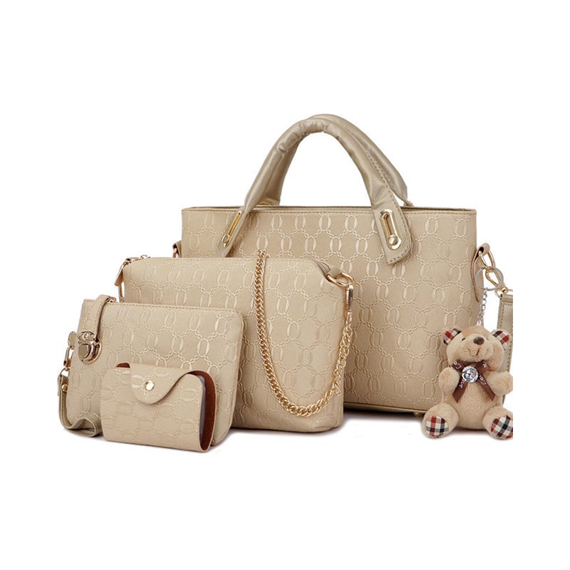 Grace™ Luxe Set | Elegant Cute 4 - Piece Handbag Set - veyora