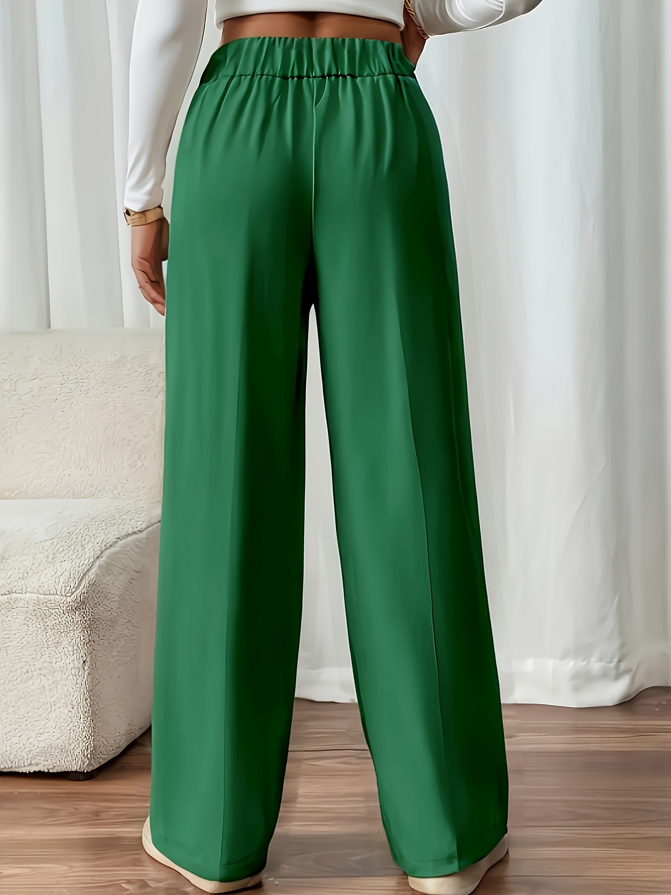 French Women's Elegant Straight - Leg Office Pants, Autumn Women's Clothing, Office Mermaid, Business Women's Wear, Essential for Elegant and Relaxed Fashion - veyora