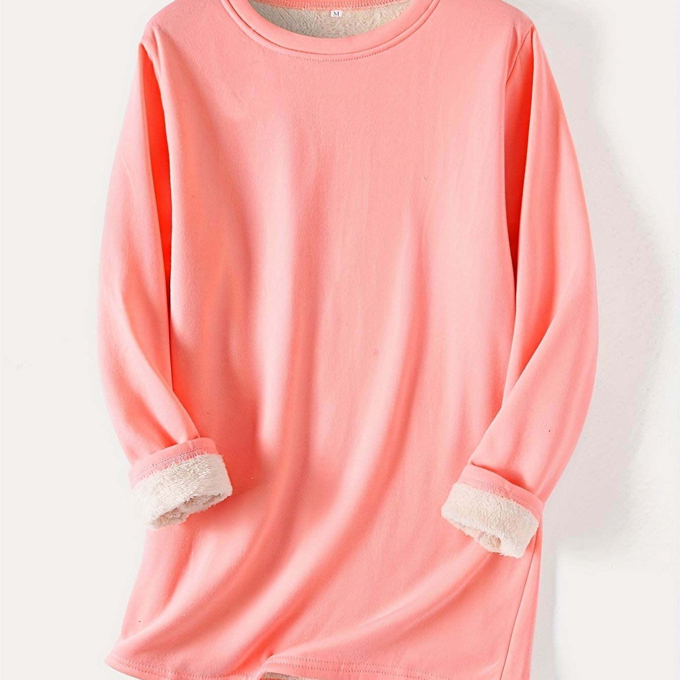 Directional Optimization for New Autumn And Winter Thickened Fleece Tops for Women, Mid - Length, Fitted And Warm - veyora