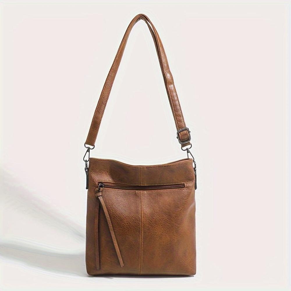Addison™ Simple Elegance | Retro Square Crossbody Bag - veyora