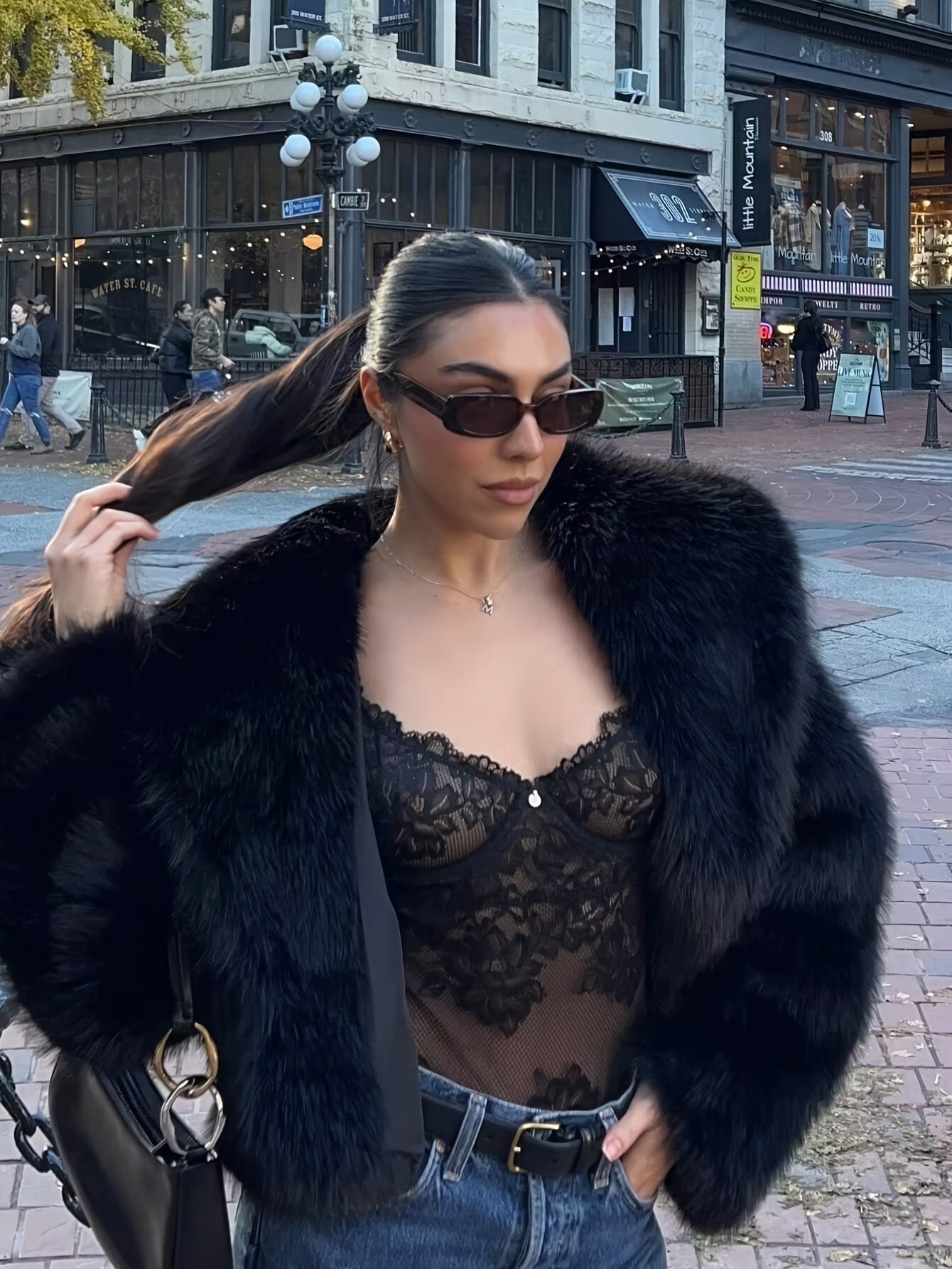 Indefeir'S New Autumn And Winter Collection Features a Thick Faux Fox Coat That Combines Style And Youthfulness, Perfect for a Fashionable Short Outerwear - veyora