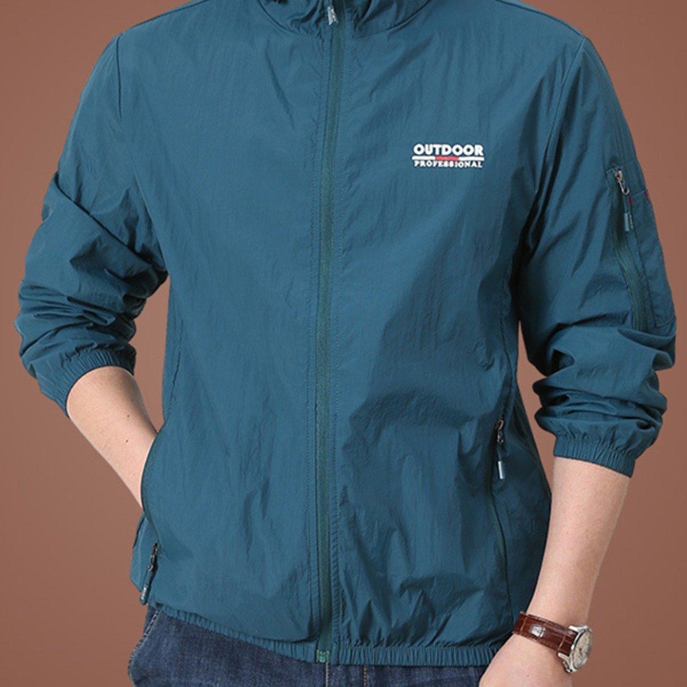 Men'S Ultra - Thin Breathable Lightweight Summer Jacket with a Hood, Perfect for Outdoor Activities Like Beach Outings, Hiking, Running, Cycling, And Fishing - veyora