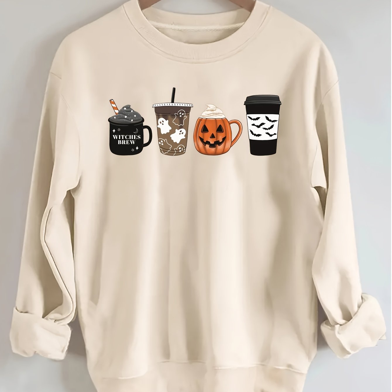 Directional Halloween - Themed Fashion Print Women'S Sweatshirt - veyora