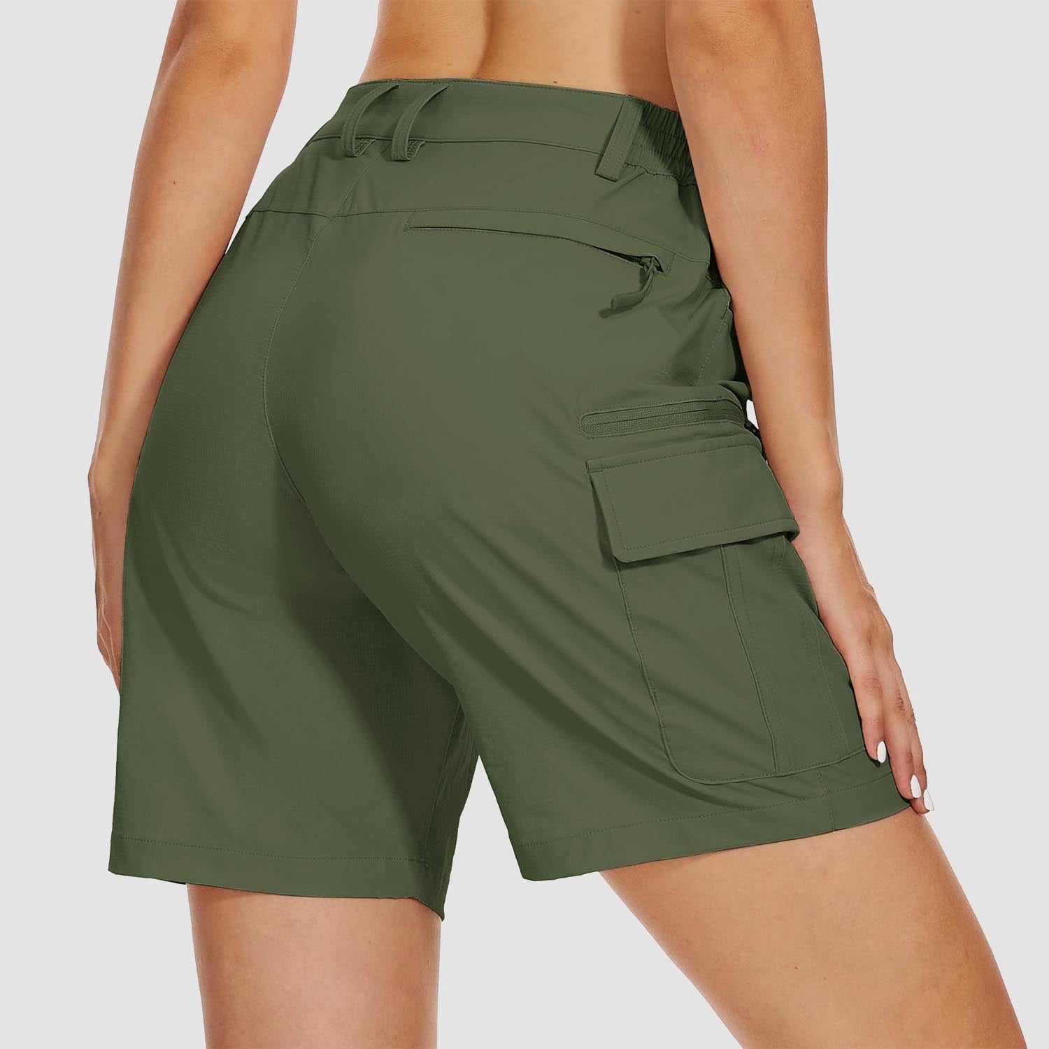 Women's Golf Shorts, Quick-Dry & Water-Resistant with 6 Pockets