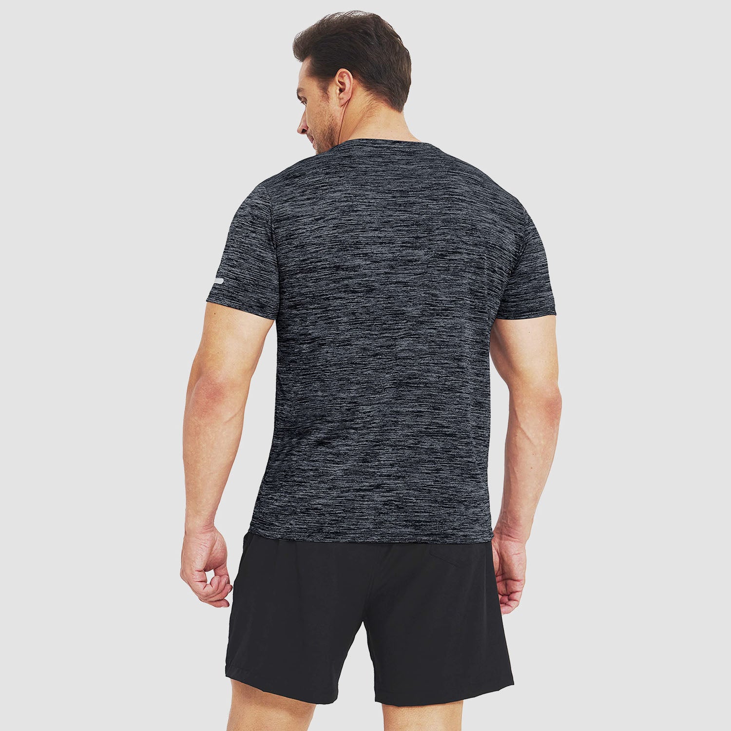 Men's Tag-Free Quick-Dry Athletic Running T-Shirt
