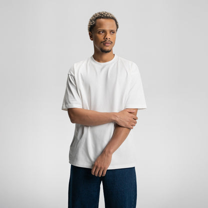 All White 3-Pack - 275GSM Heavy Loose Fit T-Shirt