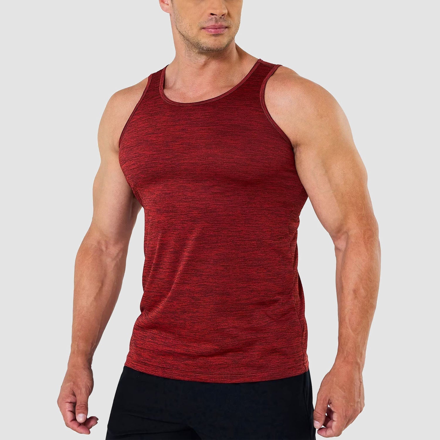 Men's Quick-Dry Workout Tank Top Sleeveless Gym Shirt