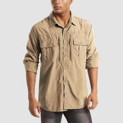 Men's Tactical Shirt, Quick-Dry & UV Protection for Hiking