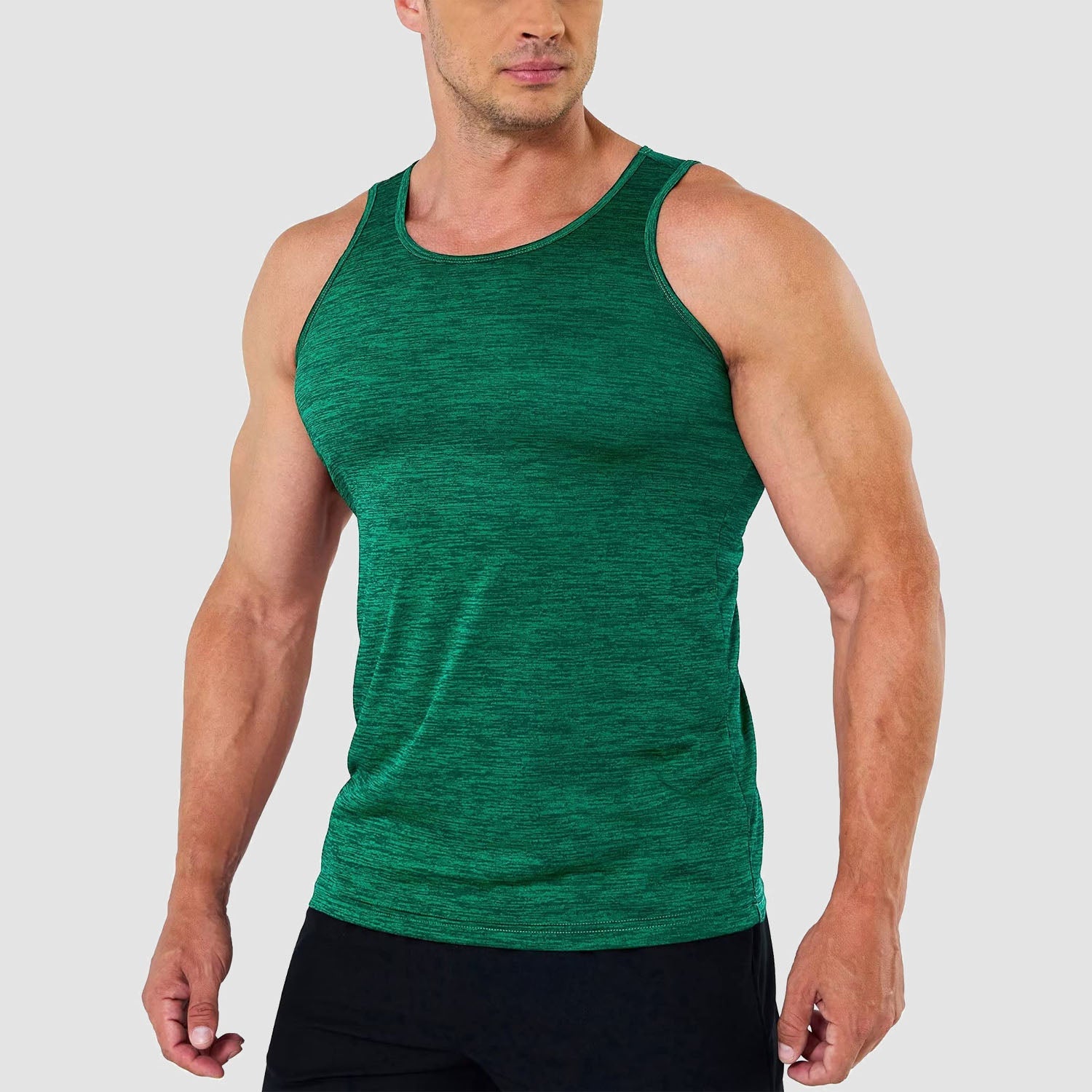 Men's Quick-Dry Workout Tank Top Sleeveless Gym Shirt