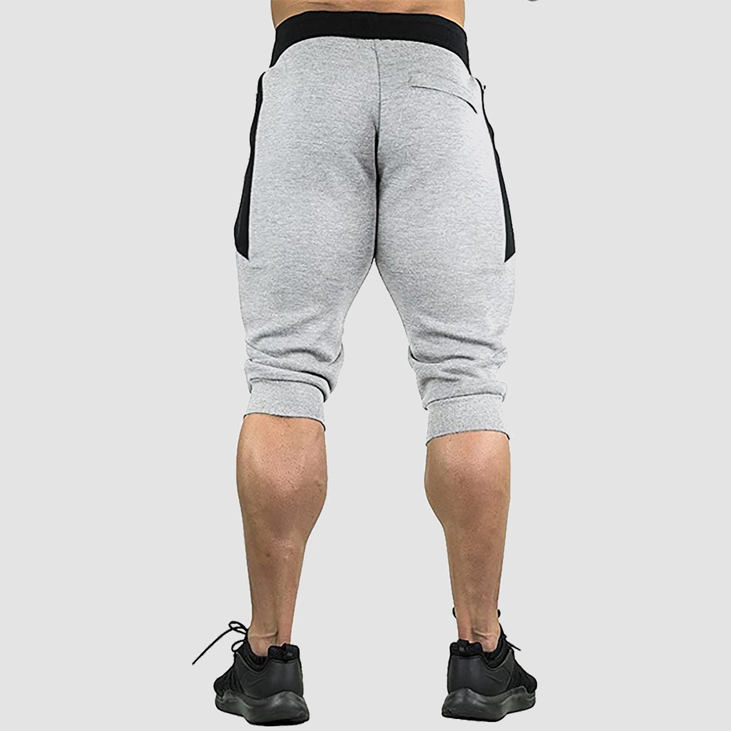 Men's Cropped Shorts  Cotton Stretch Sweatpants