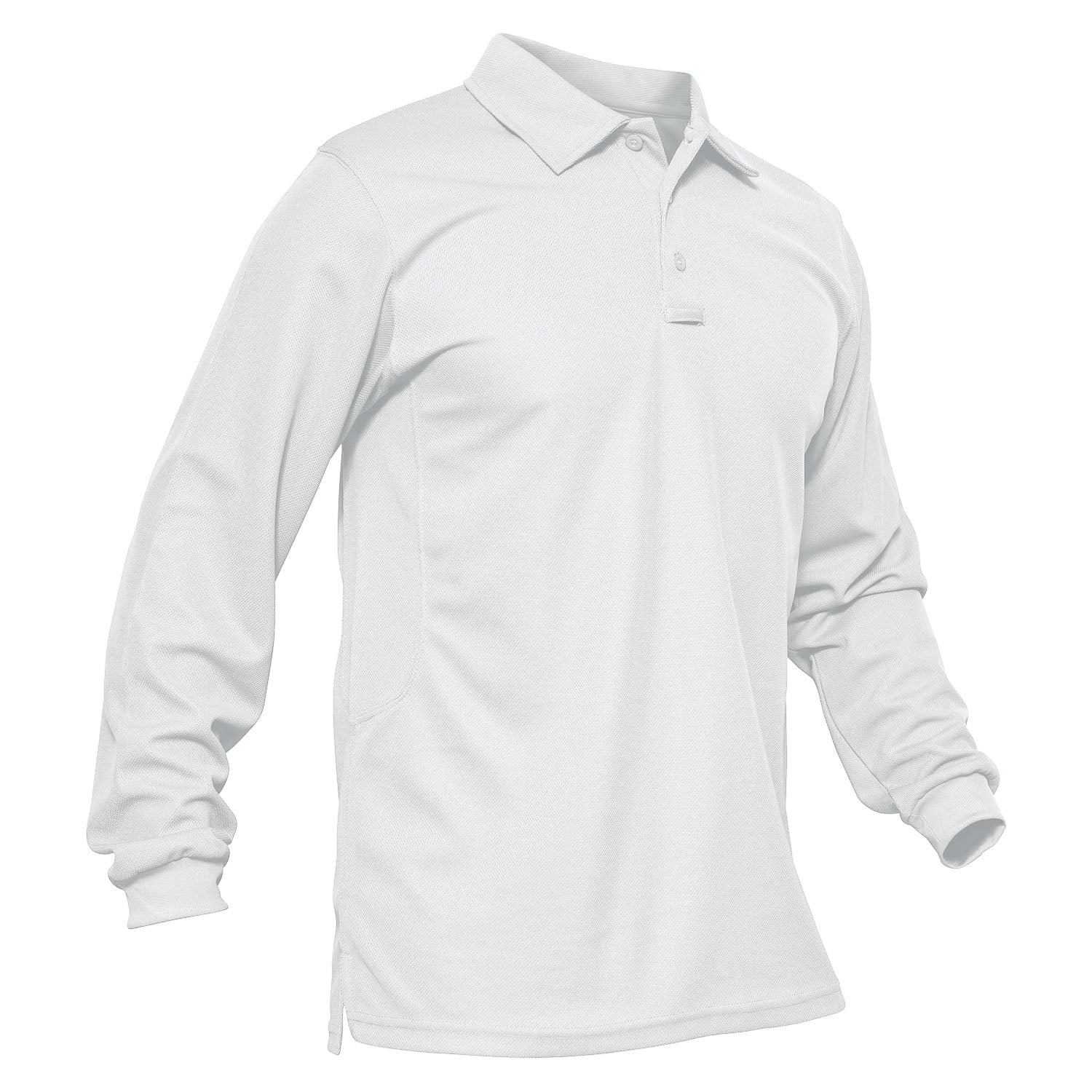 Men's Quick Dry Tactical Polo - Long Sleeve Performance Shirt