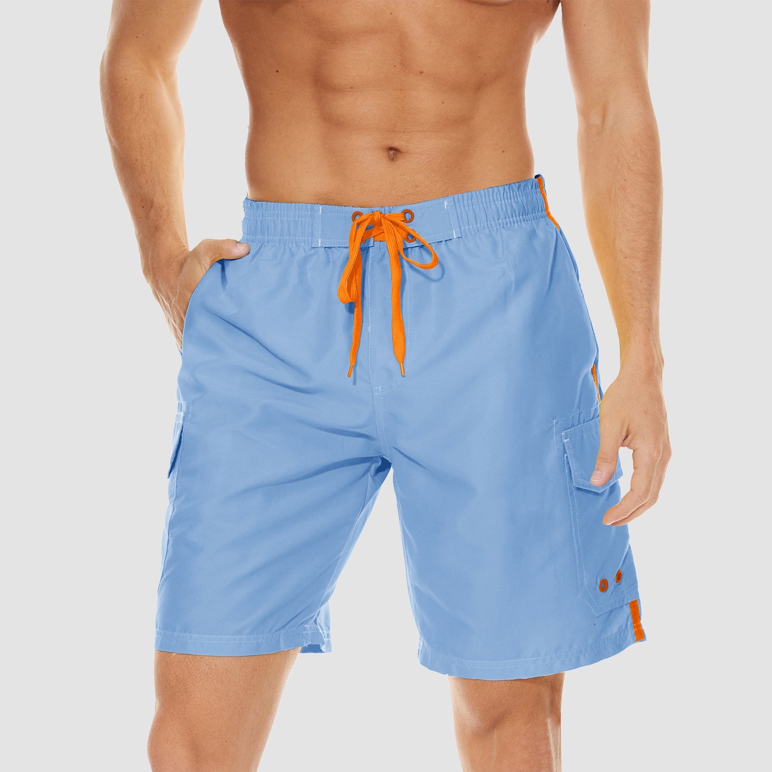 Men's Quick Dry Swim Trunks - Mesh Liner, 4 Pockets