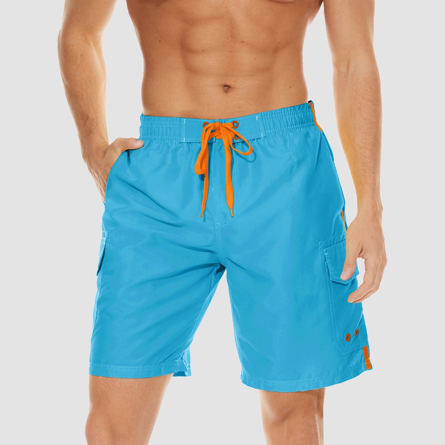 Men's Quick Dry Swim Trunks - Mesh Liner, 4 Pockets