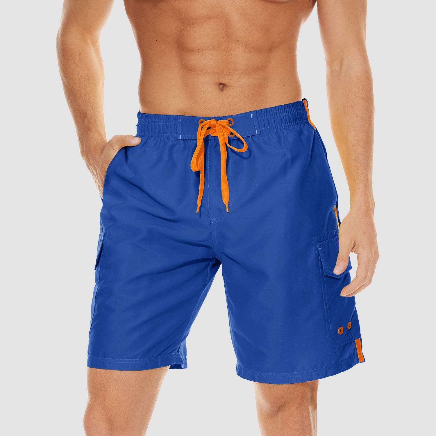 Men's Quick Dry Swim Trunks - Mesh Liner, 4 Pockets