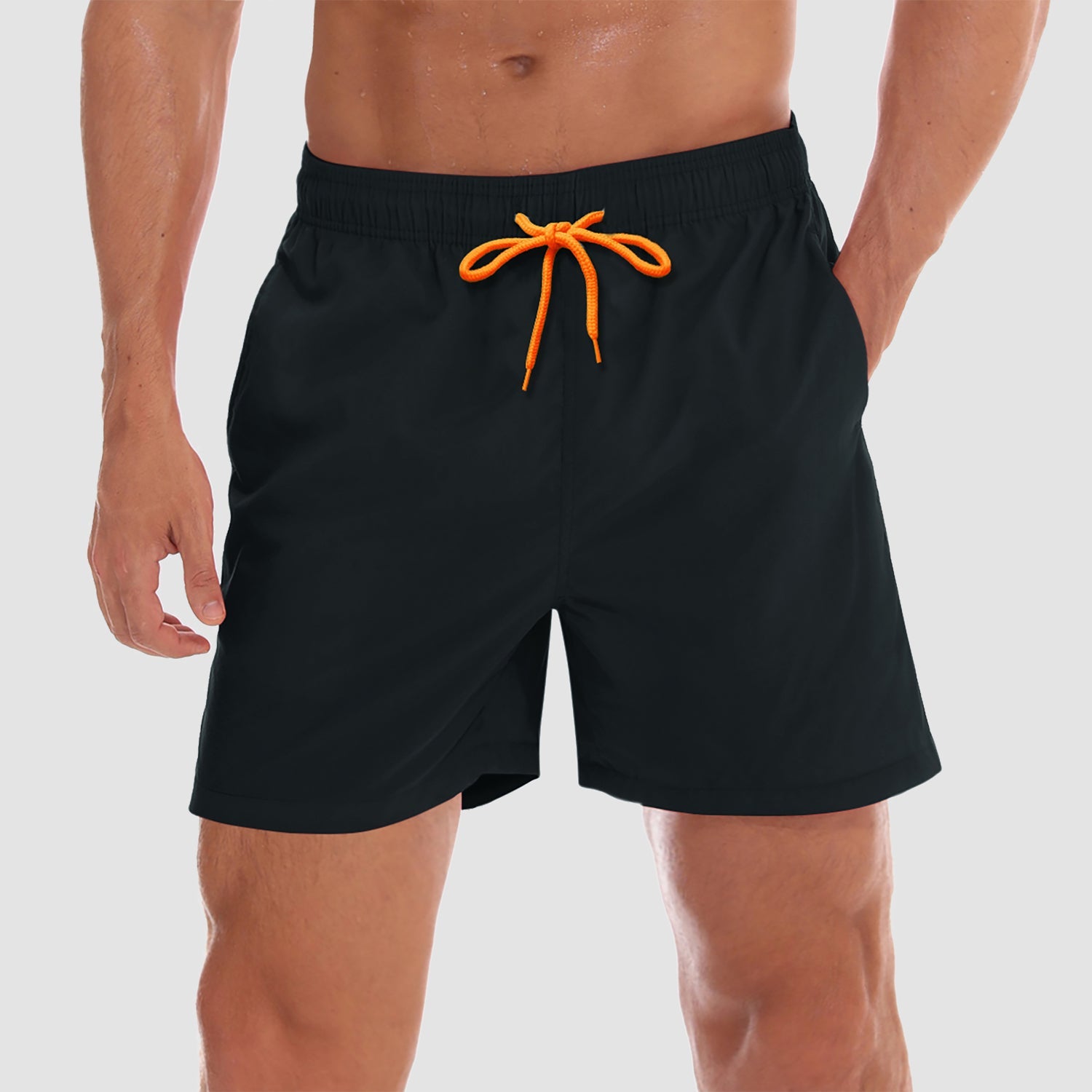 Men's Quick Dry Swim Trunks - Mesh Lining, Multi-Pocket Shorts