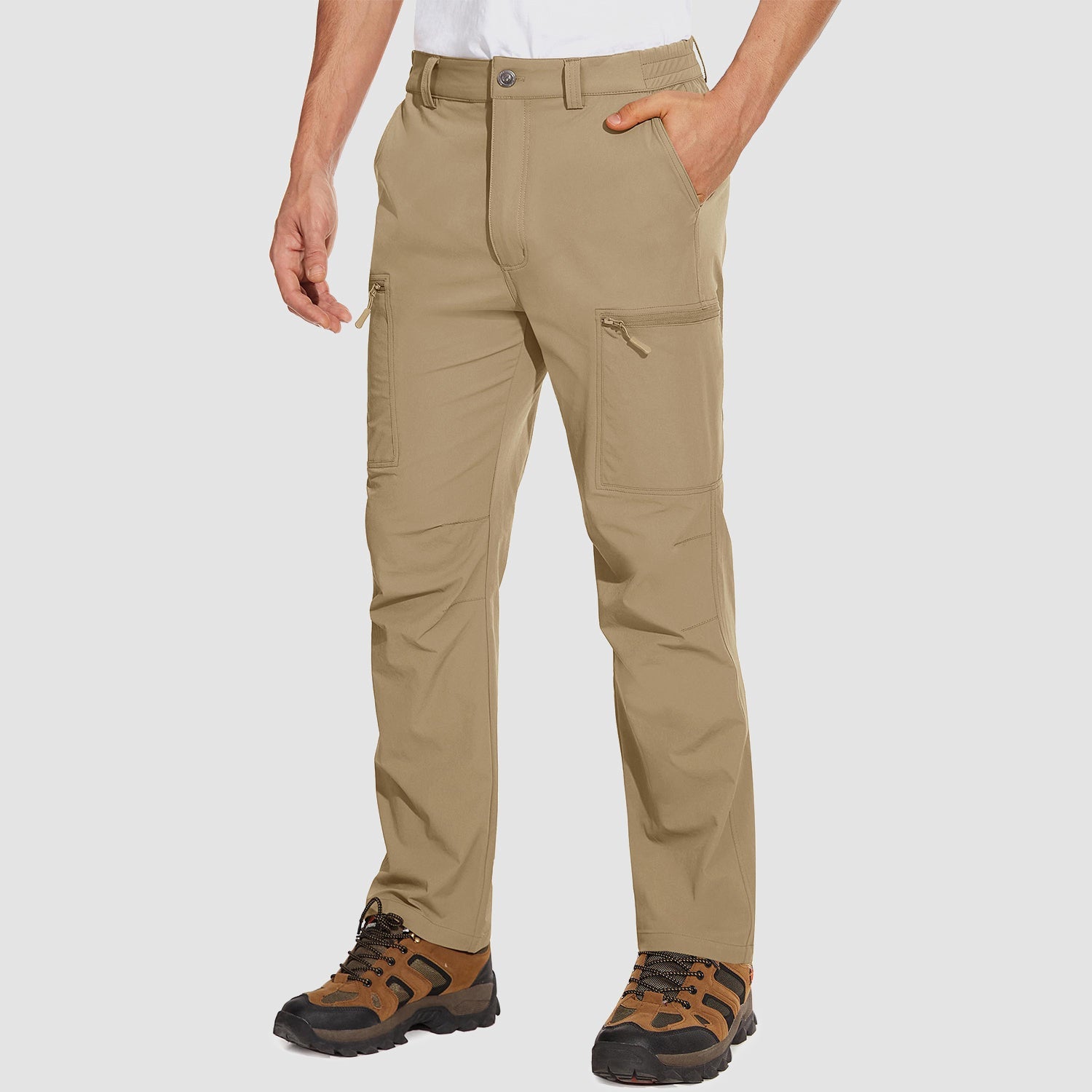 Men's Pants Water Resistant Stretch Straight Leg Cargo Pant