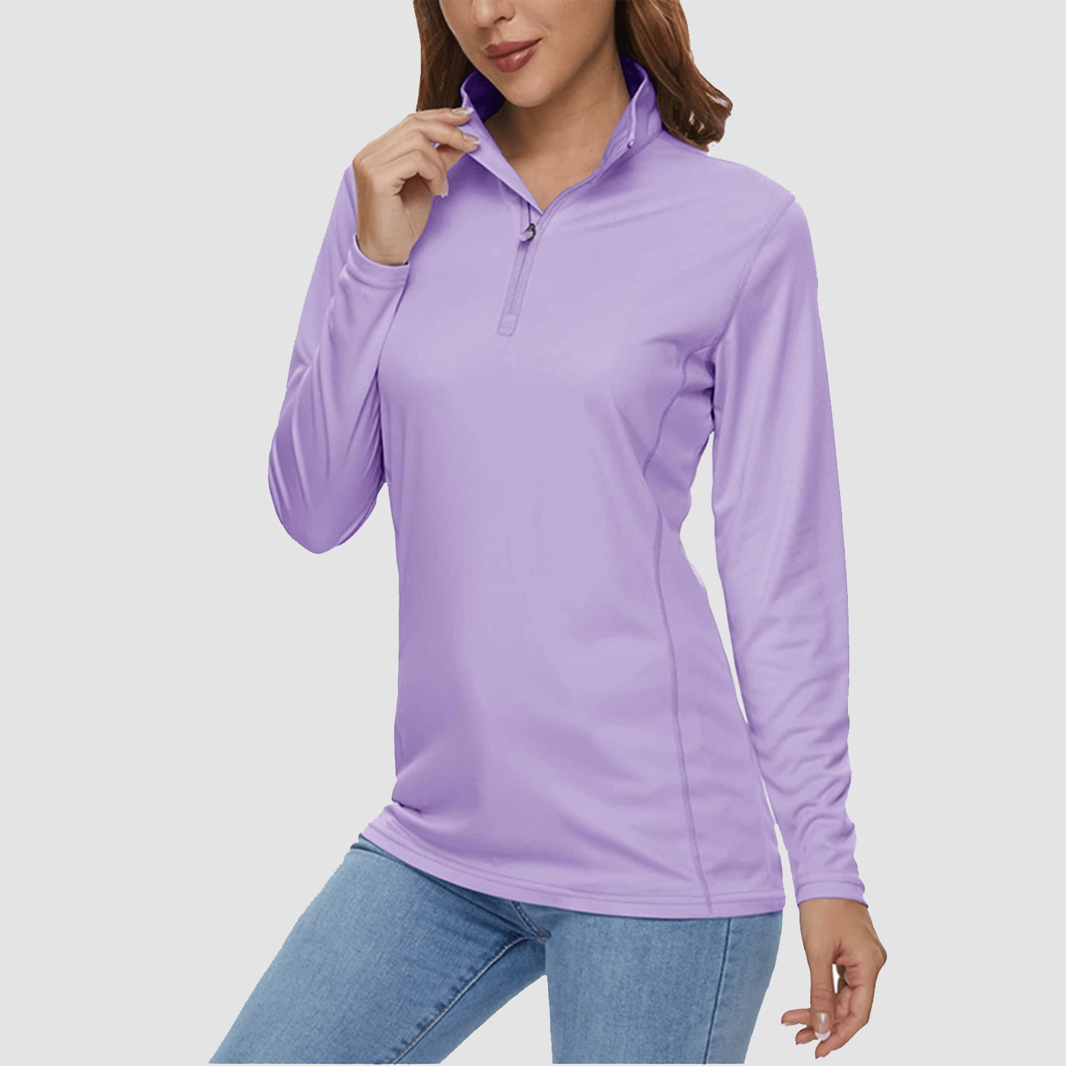 Women's Half Zip Quick Dry Shirt UPF 50+