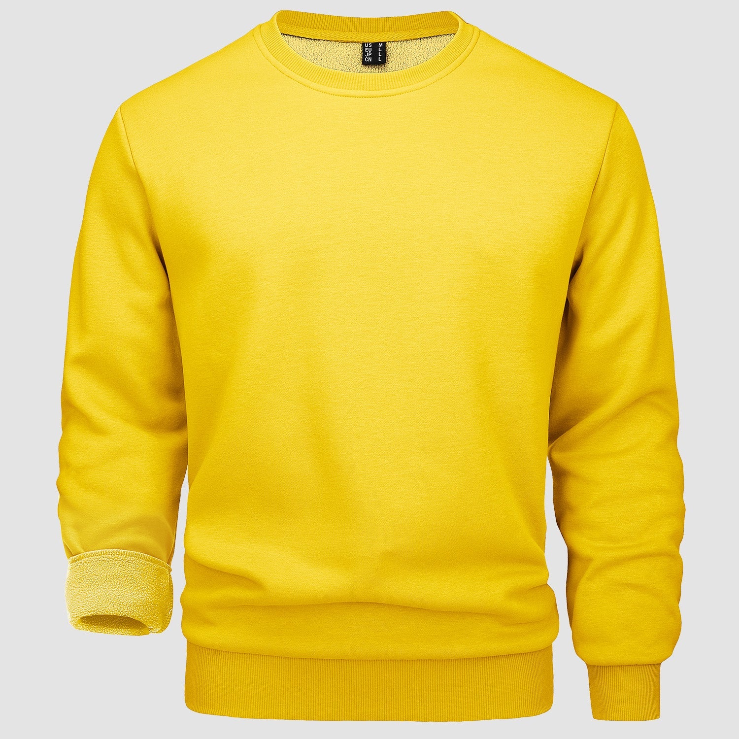 Men's Fleece Crewneck Sweatshirt - Warm Lilac Pullover