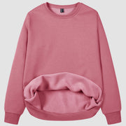 Women's Fleece Sweatshirt - Crewneck & Long Sleeve