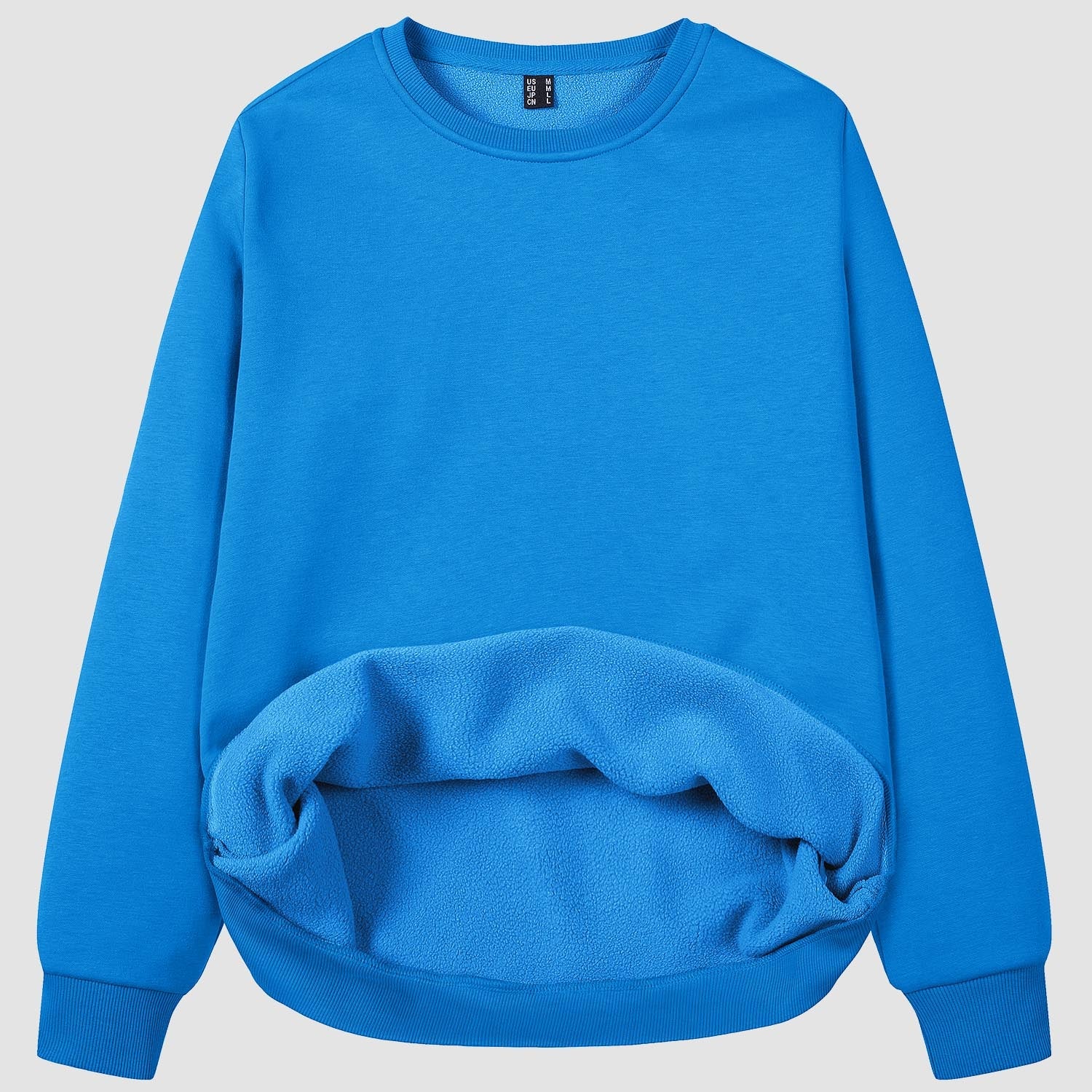 Women's Fleece Sweatshirt - Crewneck & Long Sleeve