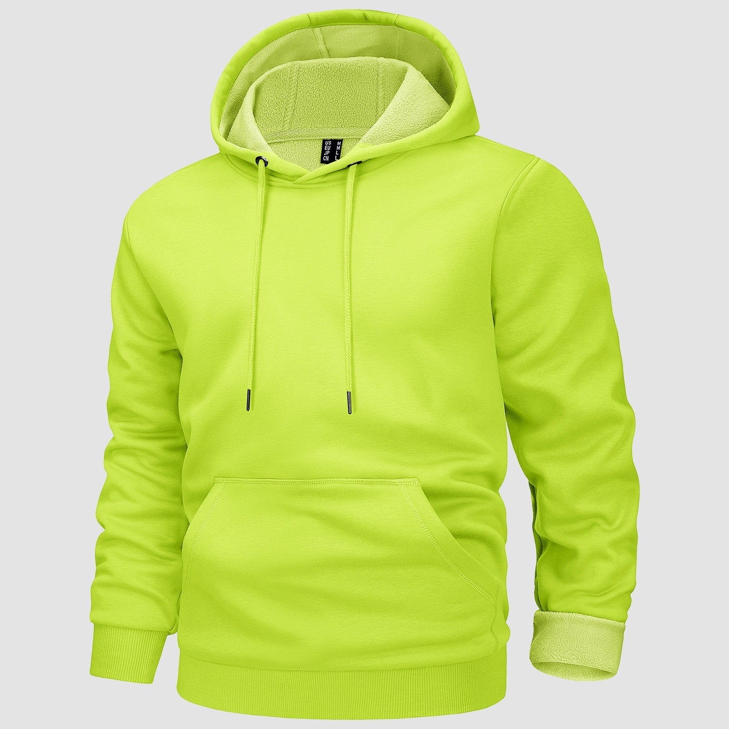 Cozy Men’s Fleece Lined Workout Hoodie with Kangaroo Pocket