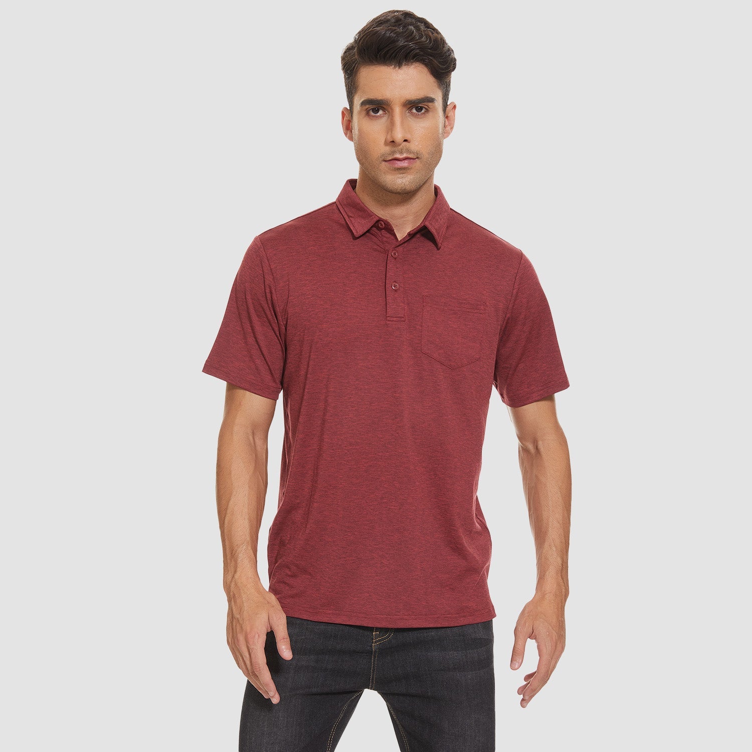 Men's Quick-Dry Polo Shirt - Performance Golf & Casual