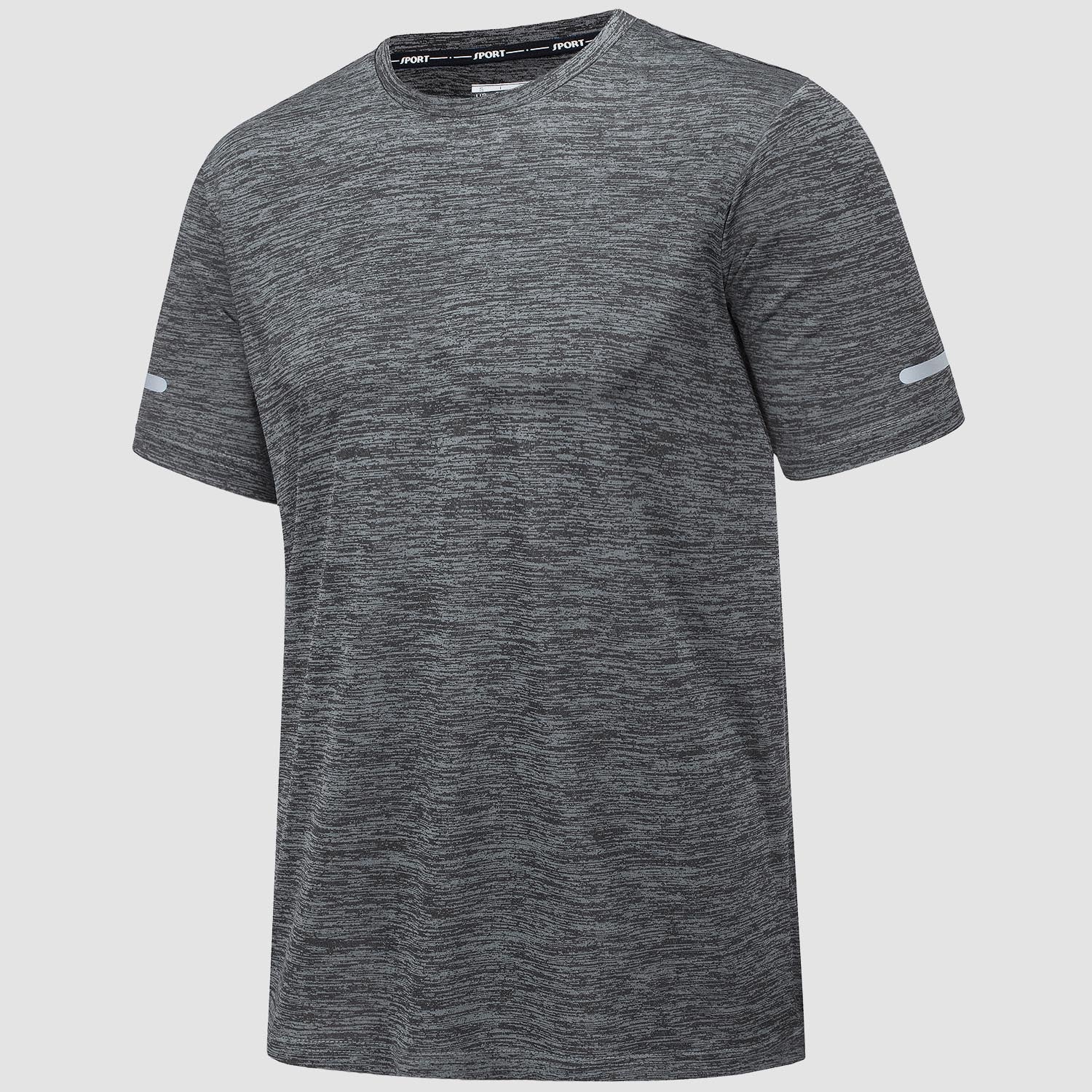 Men's Tag-Free Quick-Dry Athletic Running T-Shirt