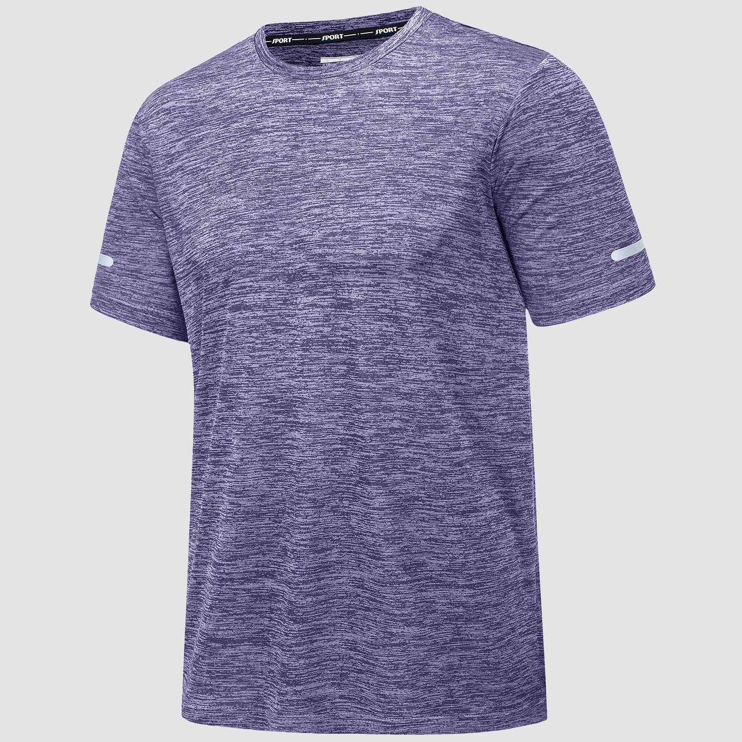 Men's Tag-Free Quick-Dry Athletic Running T-Shirt