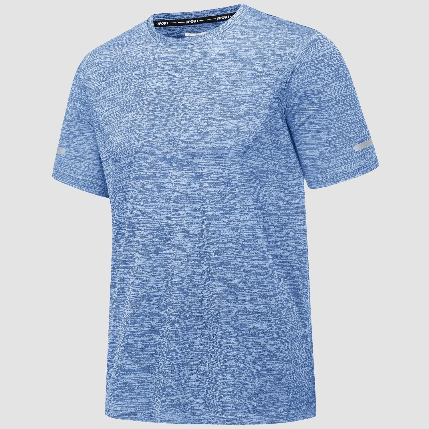 Men's Tag-Free Quick-Dry Athletic Running T-Shirt
