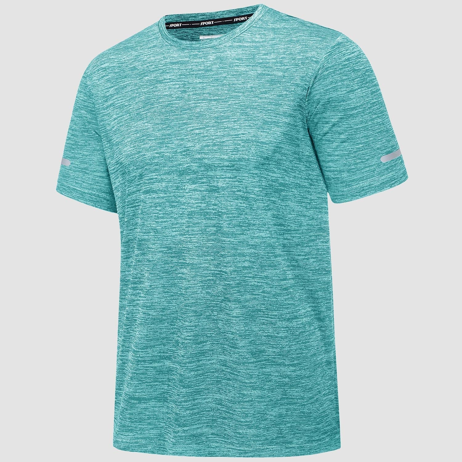 Men's Tag-Free Quick-Dry Athletic Running T-Shirt