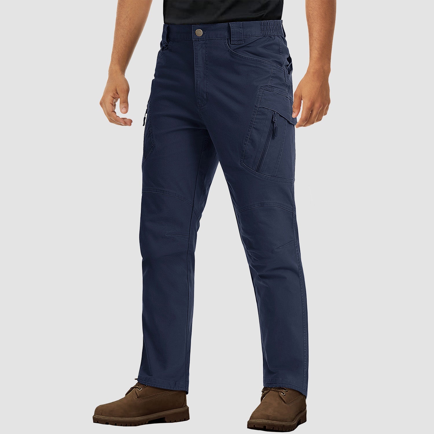 Men's Rip-Stop Tactical Cargo Pants - 9 Pockets, Lightweight